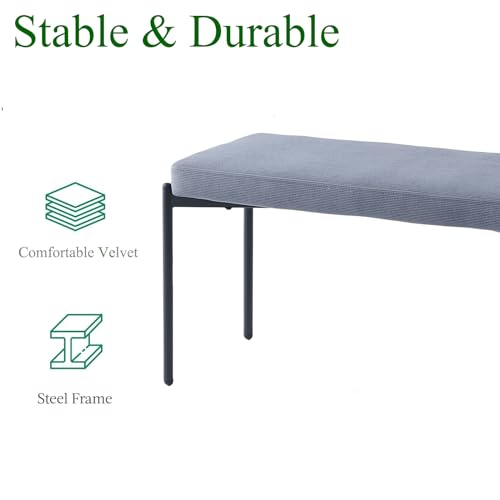 White 3 Piece Dining Table Set with 2 Benches W33049