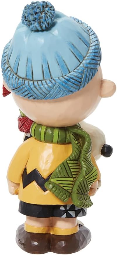Snoopy and Charlie Brown Hugging Figurine Y59425