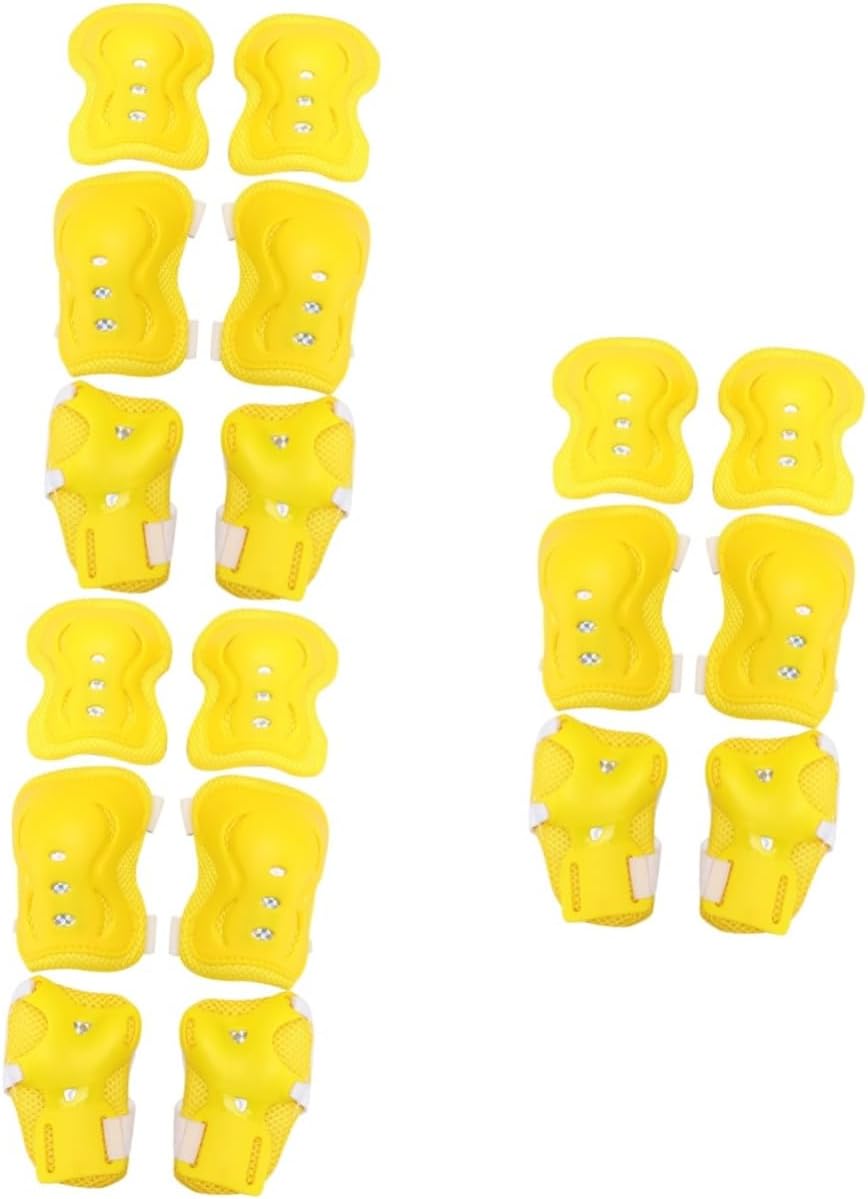 18 pcs Set Elbow Pads Knee Protector Wrist Guards Protective Gear V575453