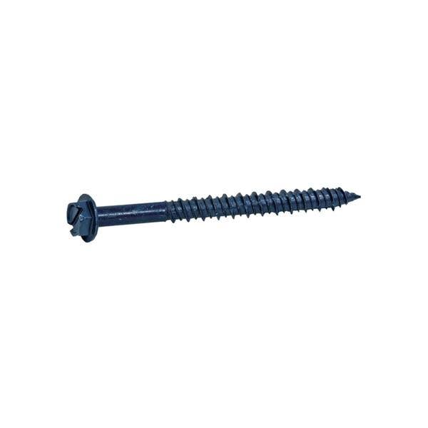 0.25 x 3.75 in. Hex Washer Head Steel Concrete Screws O731389