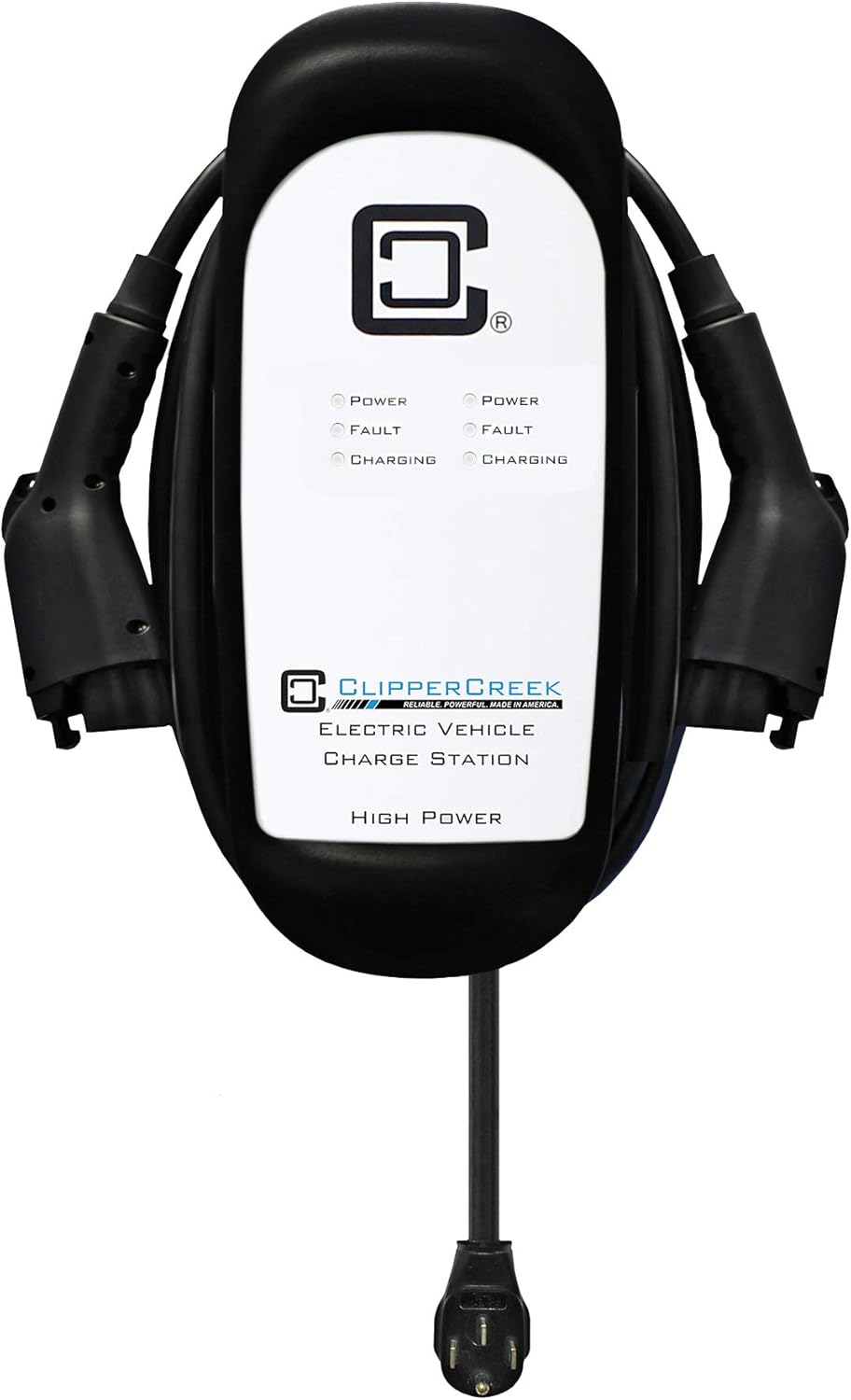 40 Amps Level 2 240 Volts EV Charger Hardwired with 25 feet Cables E593169