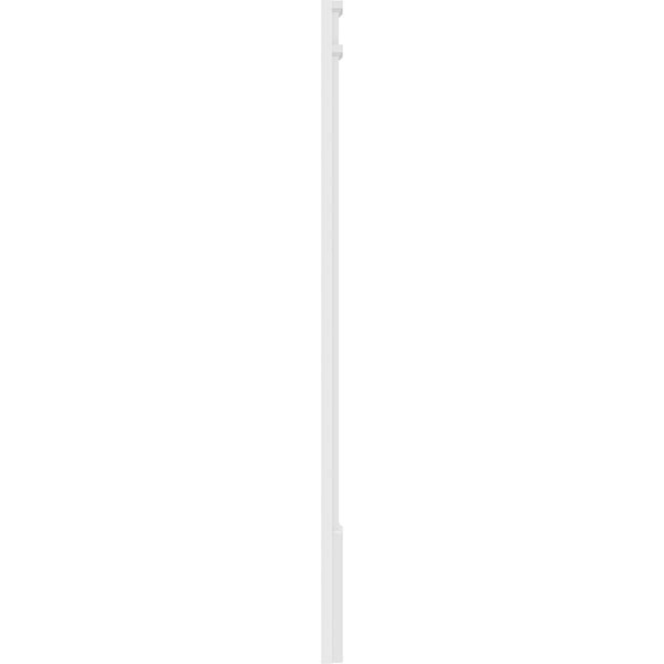 Raised Panel PVC Pilaster with Decorative Capital & Base (Pair) T30655