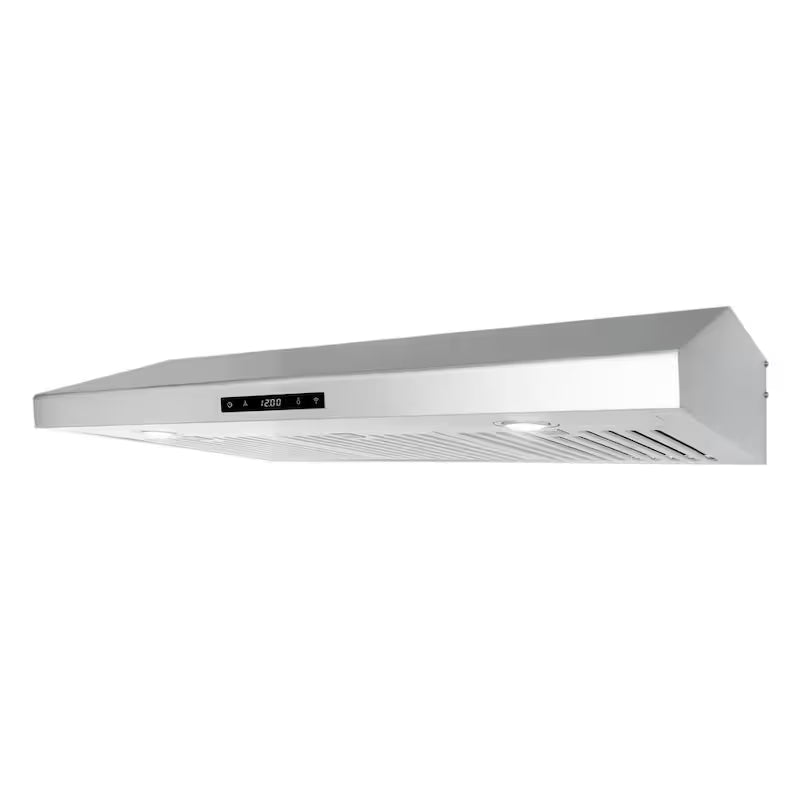 36 in. 500 CFM Ducted Under Cabinet Range Hood with Digital Touch Display and LED Lights in Stainless Steel P3386