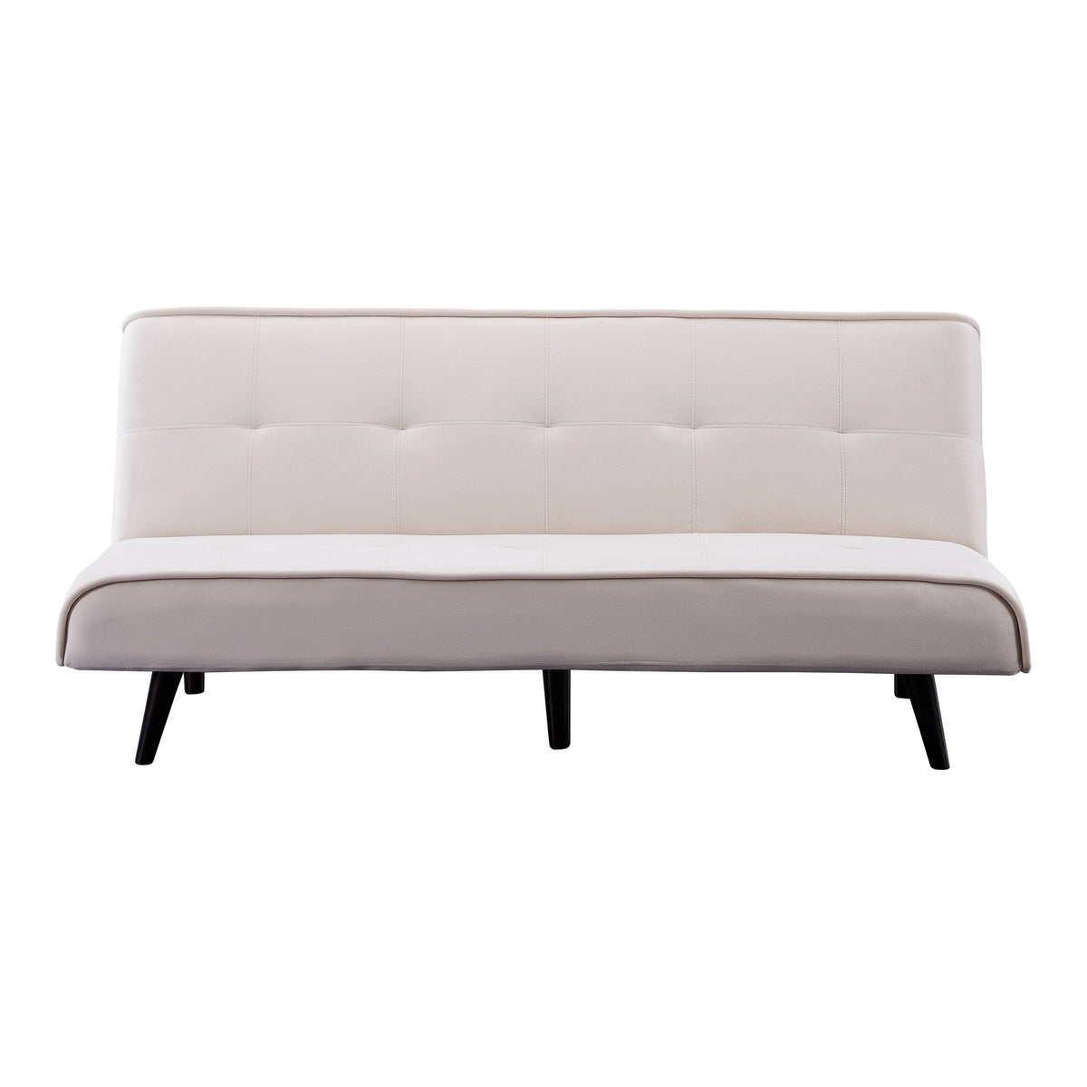 Navy Blue Velvet Convertible Sofa O783644