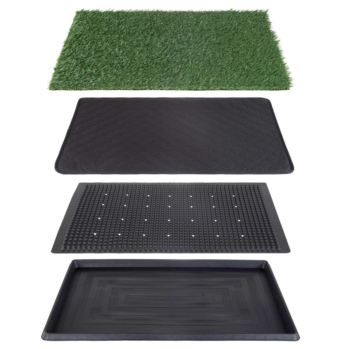 Artificial Grass Dog Potty Pad with Tray V72410