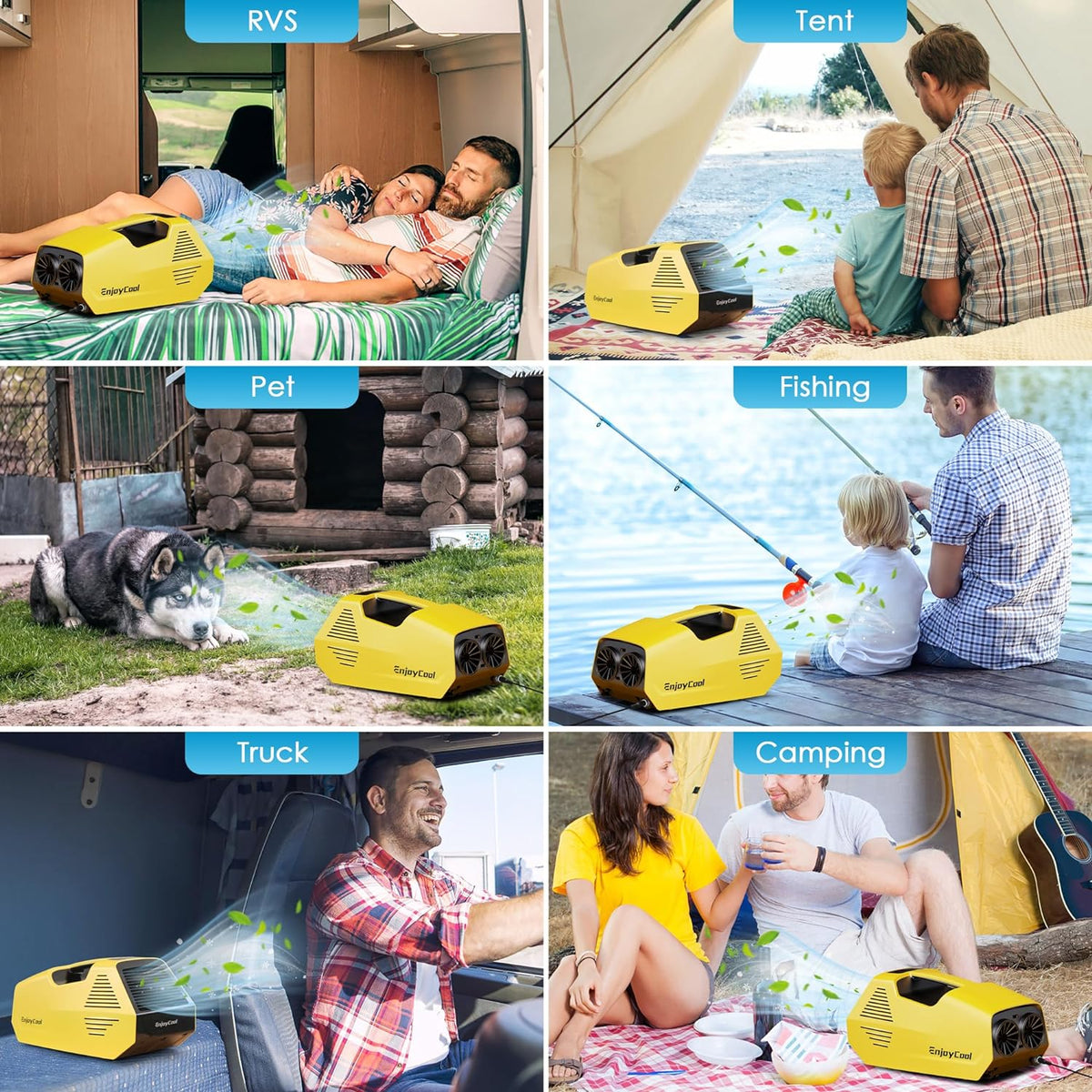 2380BTU Portable Tent Air Conditioner with Remote Control B166