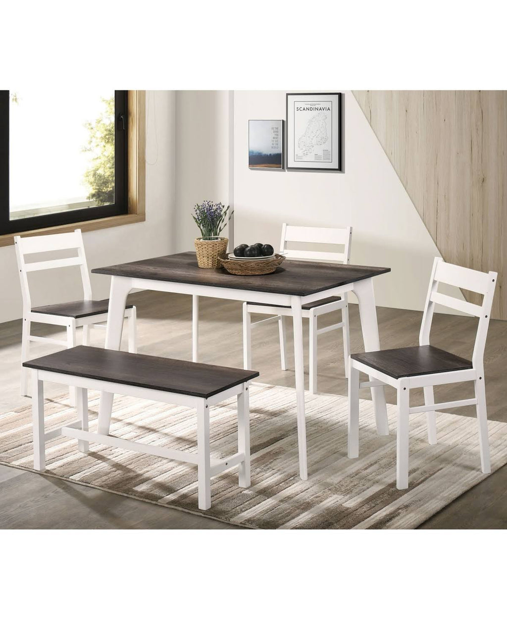5 Piece Rectangular Dining Table Set A765476