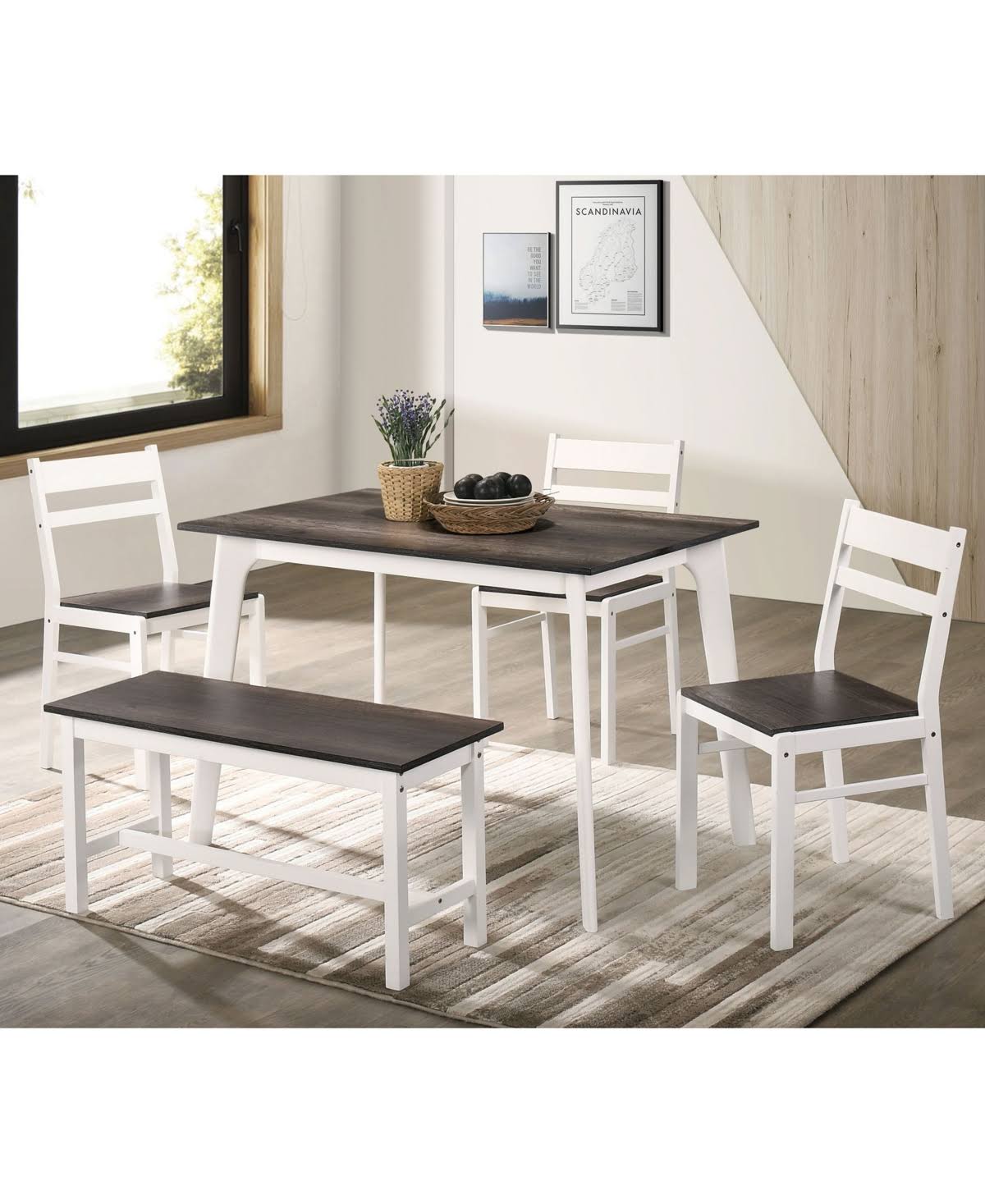 5 Piece Rectangular Dining Table Set A765476