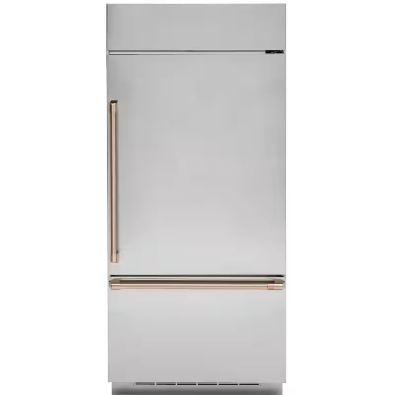Bottom Freezer Refrigerator Handle Kit in Brushed Bronze X408