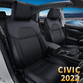 Faux Leather Car Seat Cover Full Set M259251