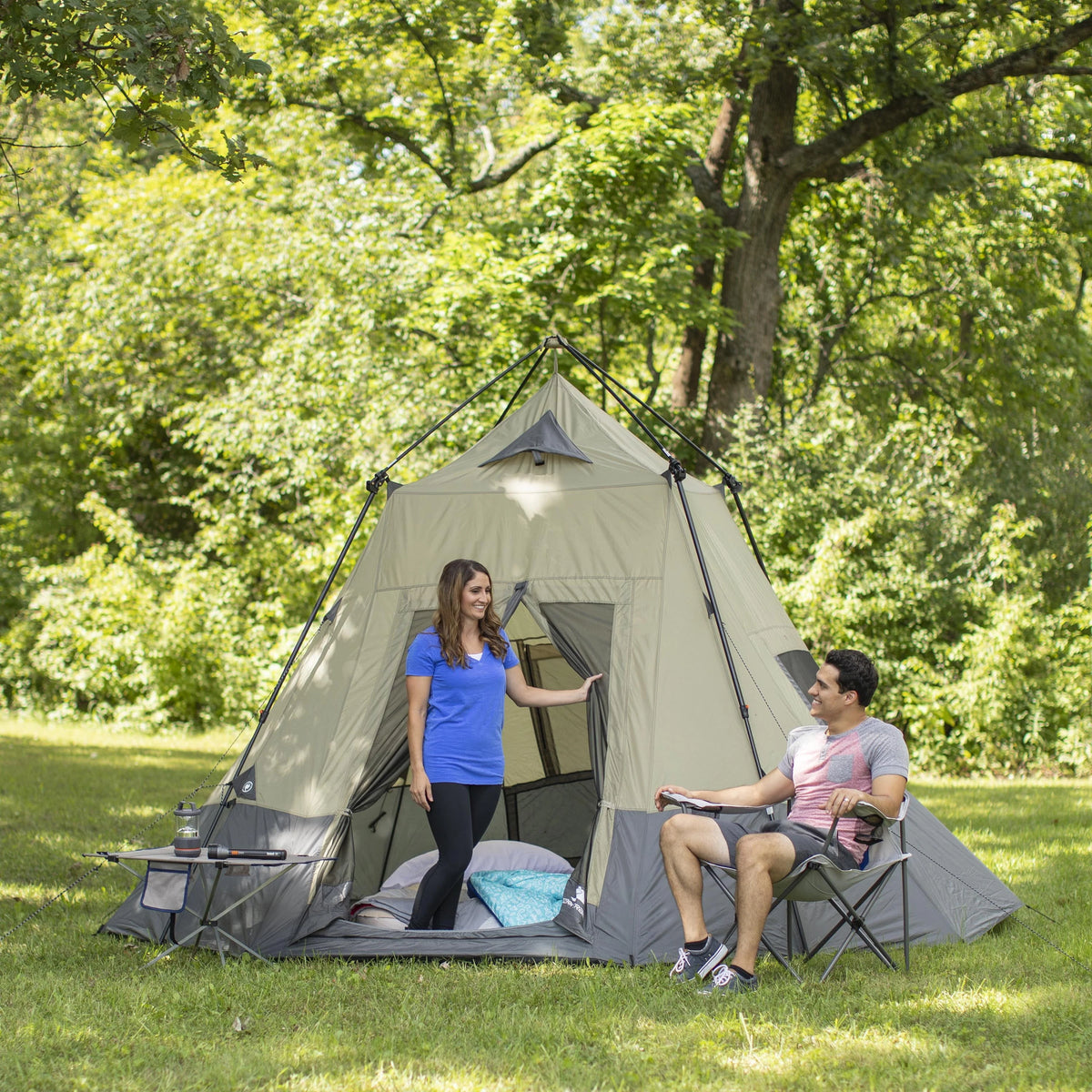 12' x 12' Instant Tepee Tent, Sleeps 7 O825