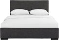 Gray Upholstered Platform Bed Frame Full A740