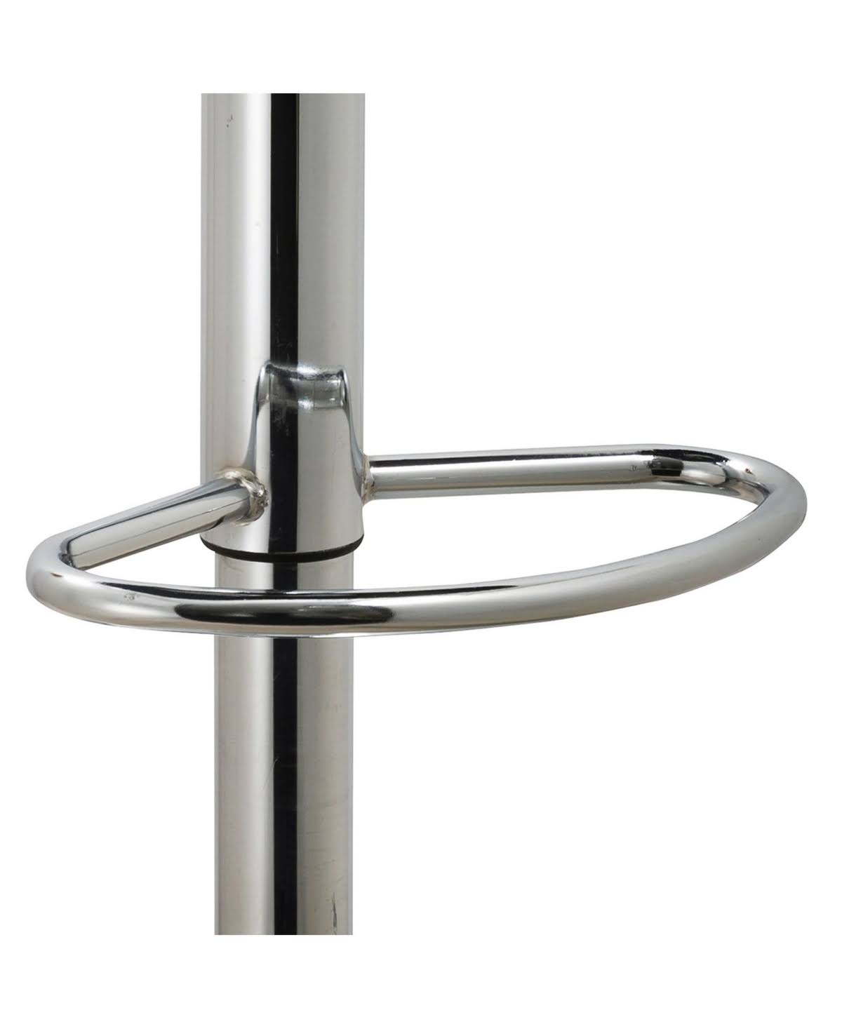 Black Contoured Hydraulic Lift Bar Stool with Footrest, Set of 2 P60304