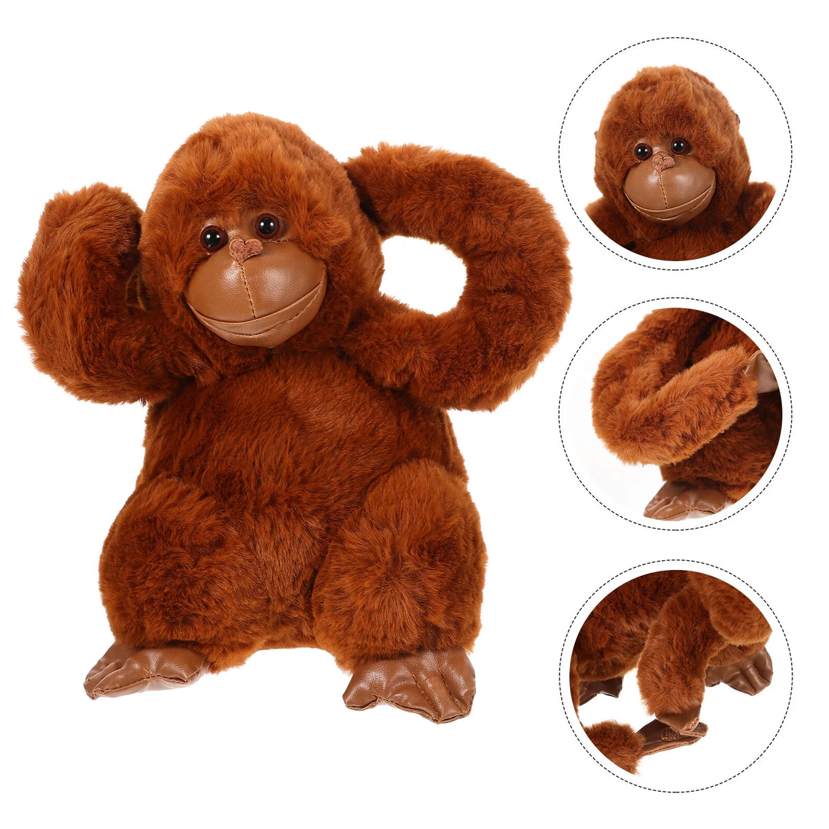 Large Plush Gorilla Stuffed Doll Q15436