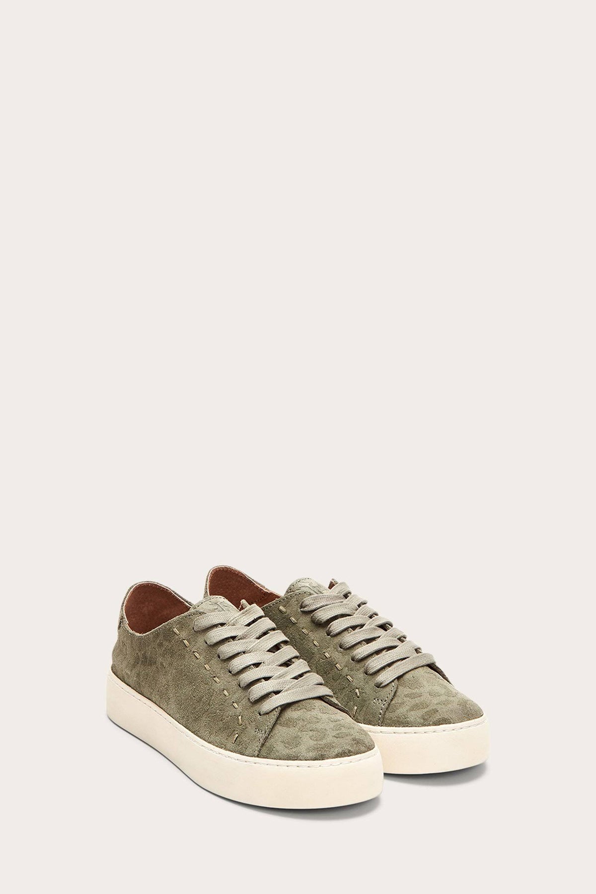Olive Low Lace Boots H406