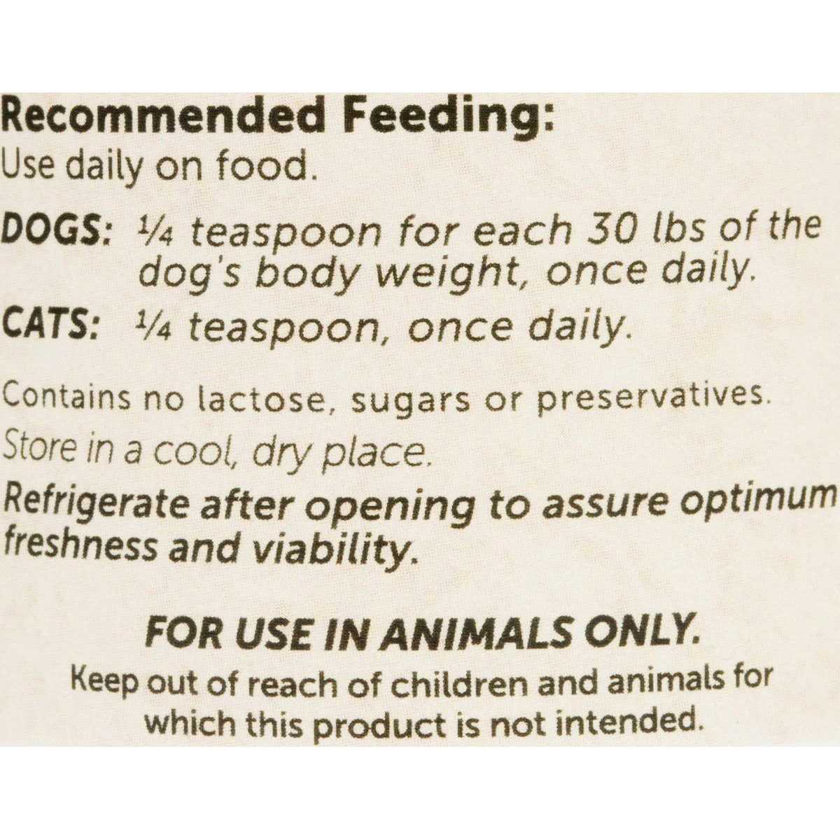 Plant Enzyme & Probiotics Pet Supplies F9611