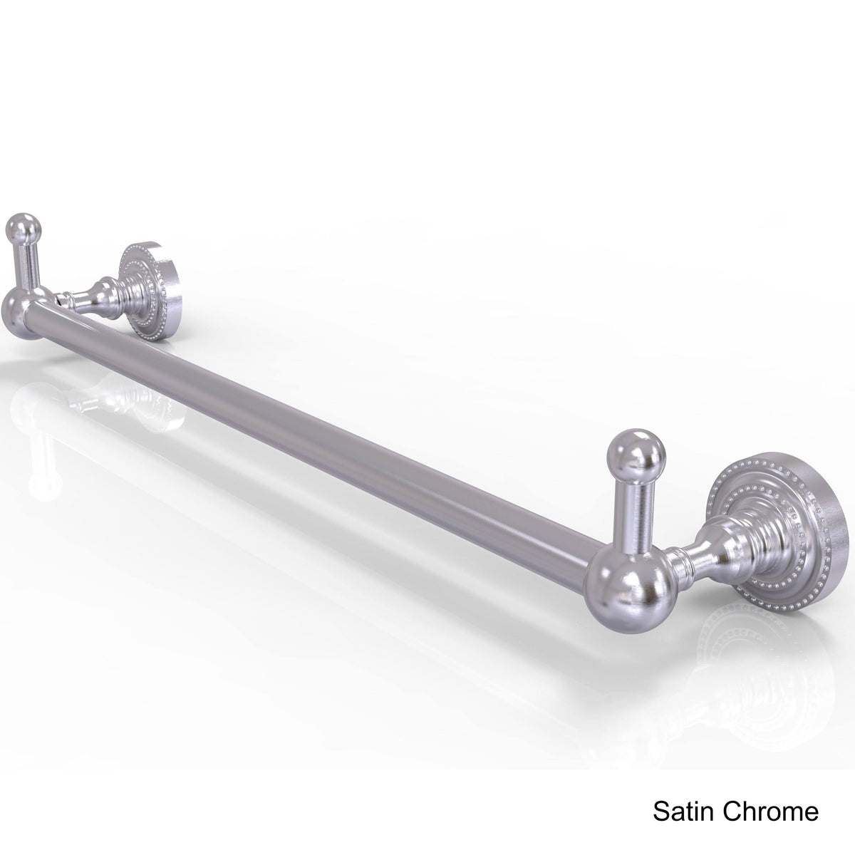 Antique Bronze 18 inch Towel Bar with Integrated Hooks B803915