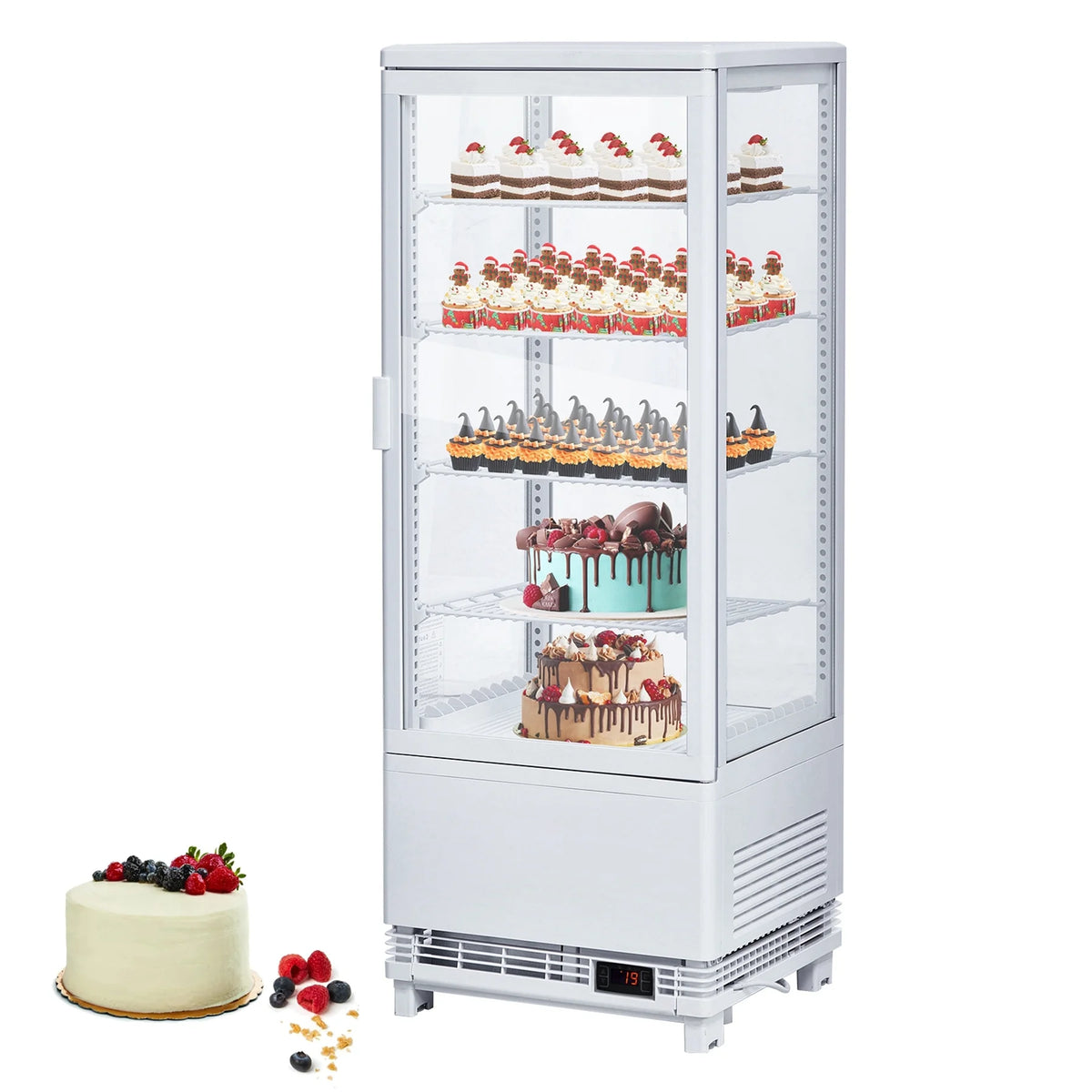 2.1 Cu.Ft Single Door Countertop Refrigerated Display Case X118139