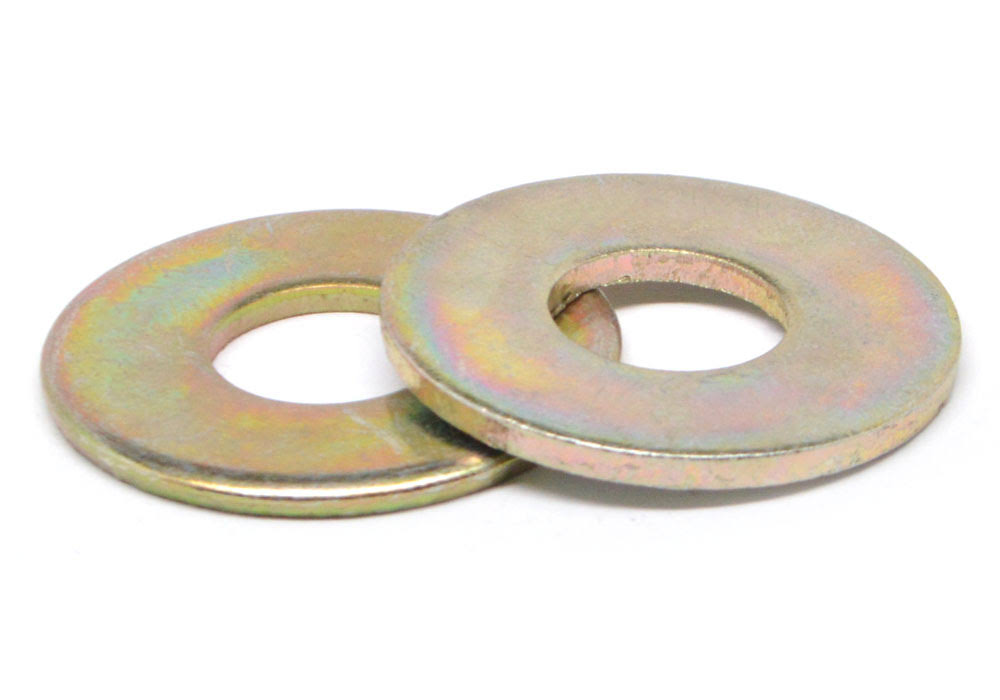 3/4x22 Grade 9 Tension Flat Washer USS Pattern L9 - USA Alloy Steel Yellow Zinc Plated Pk 20 F65764