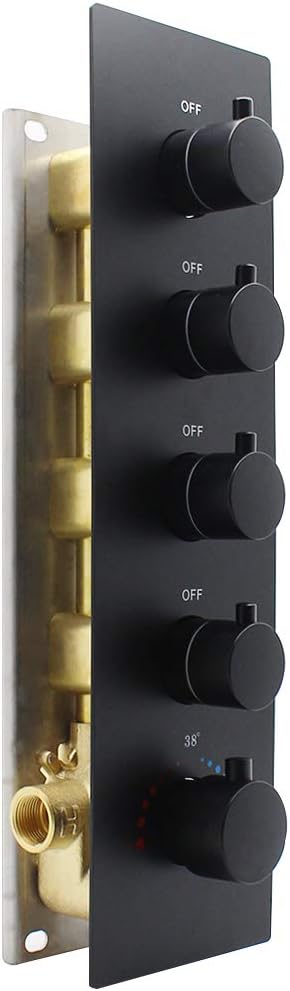 Chrome Brass Thermostatic Shower Valve M853