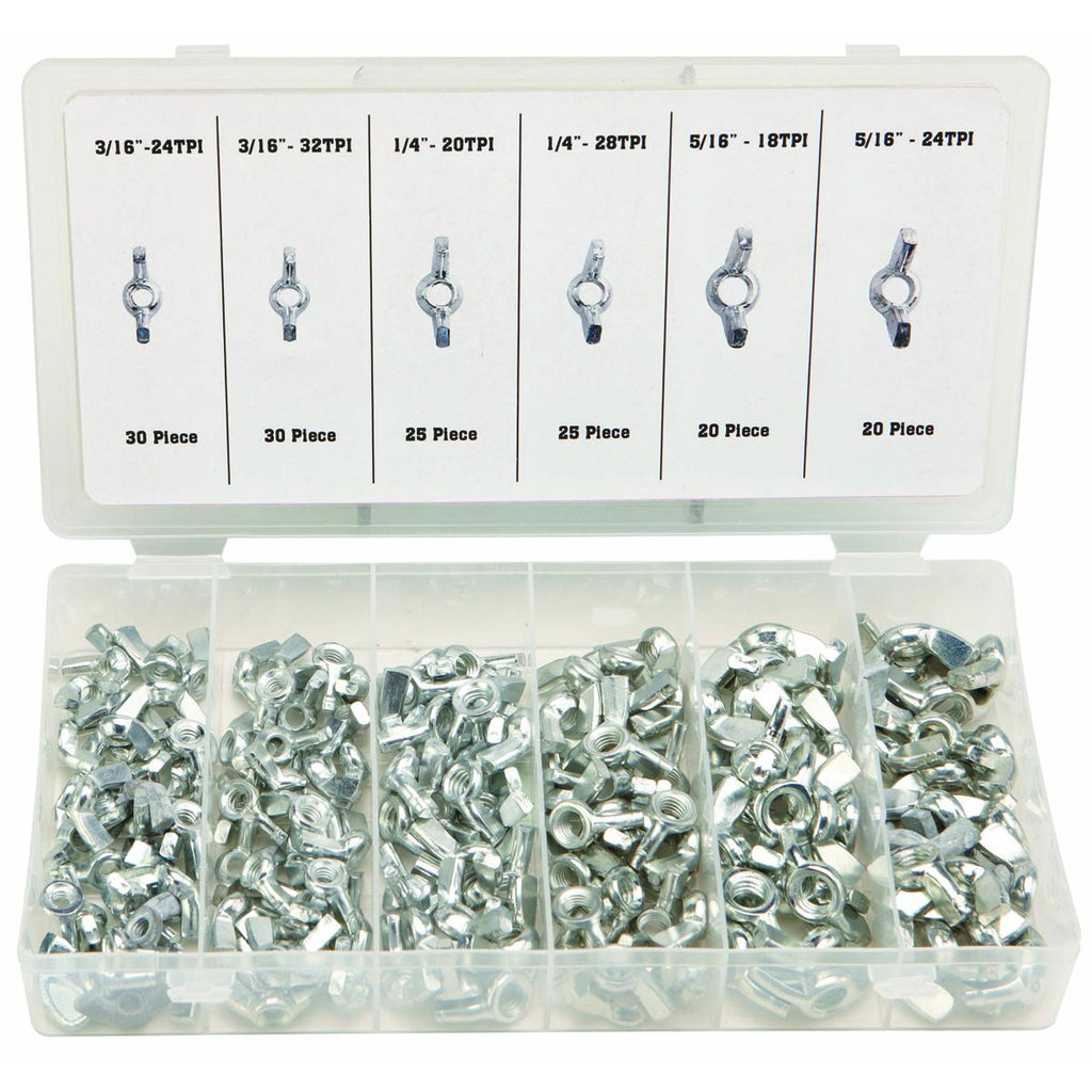 Wing Nut Assortment, 150 Piece N375