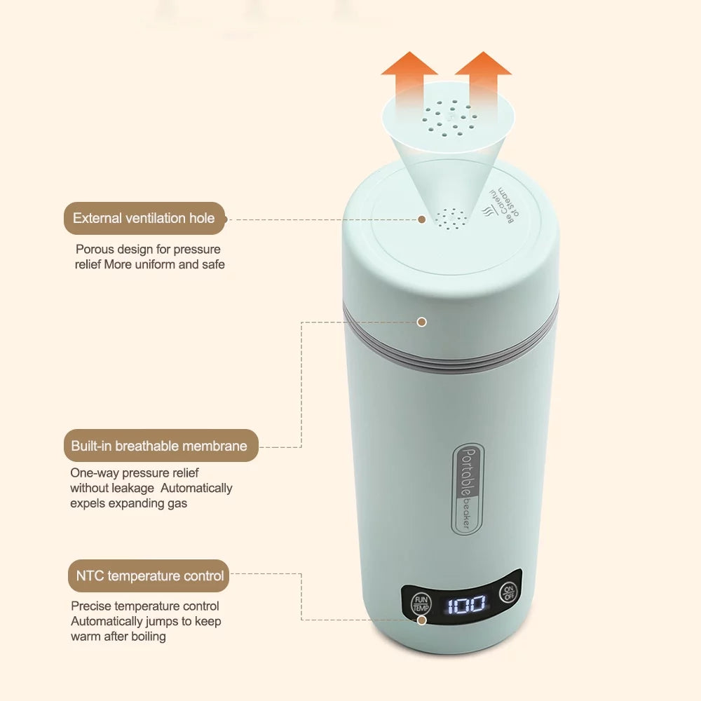 350ml Stainless Steel Portable Electric Kettle A96339