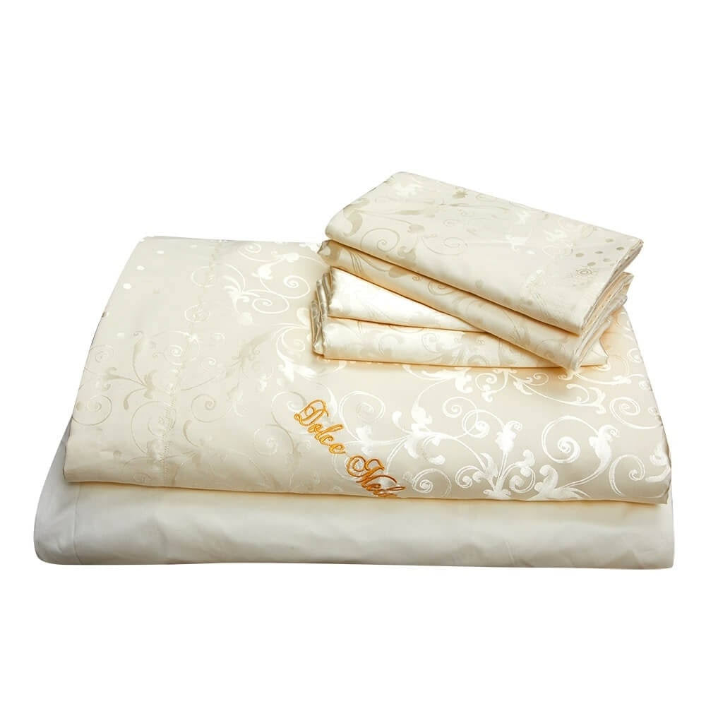 Queen Size 6 Piece Jacquard Duvet Cover Set M69882