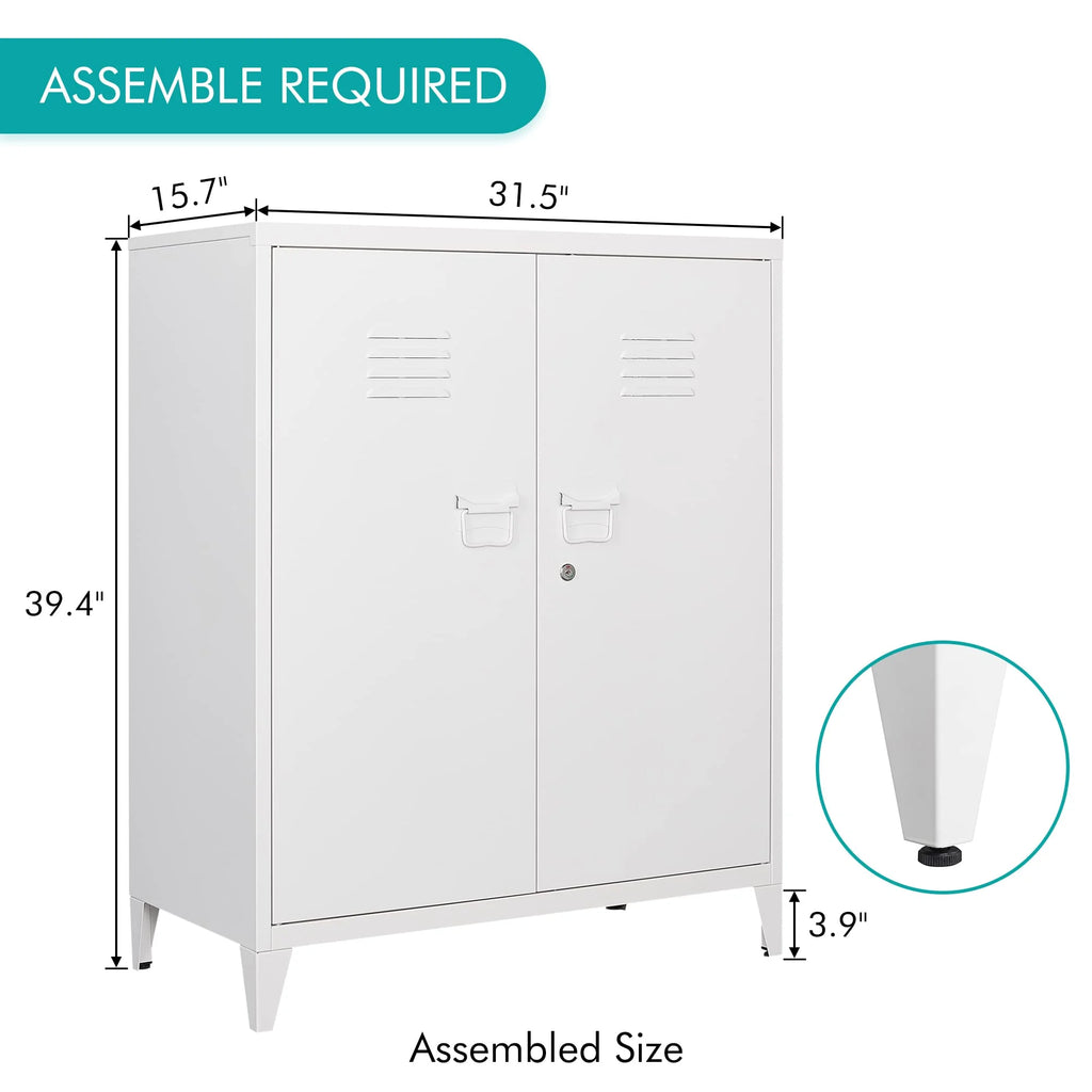 Metal Locker with 2 Doors Y8200