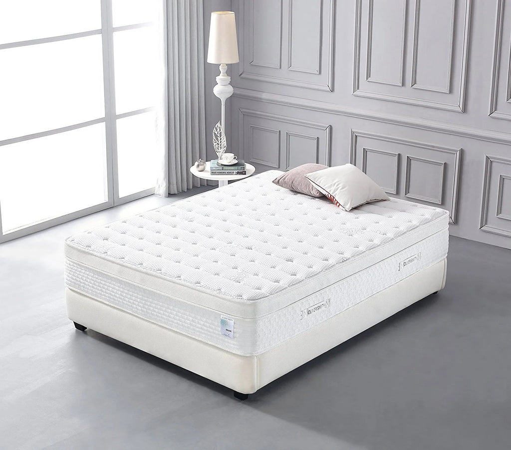Organic Cotton Plush Memory Foam Pocket Spring Mattress Y300