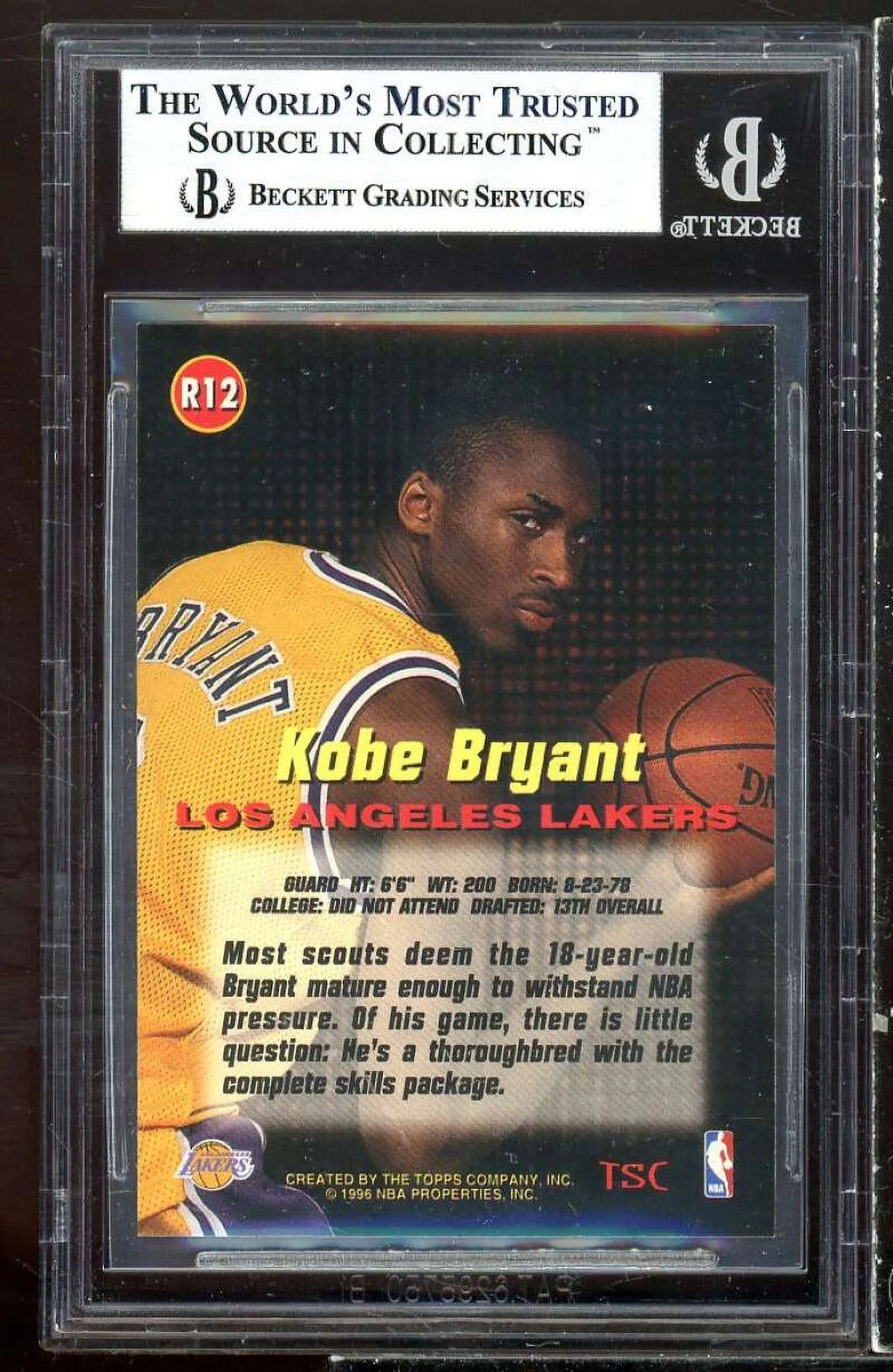 Kobe Bryant Rookie Card D135