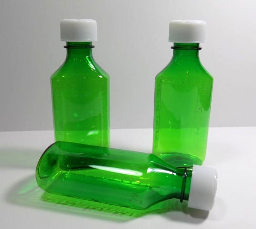 Green Plastic Medicine Bottle 300 Pack X64888