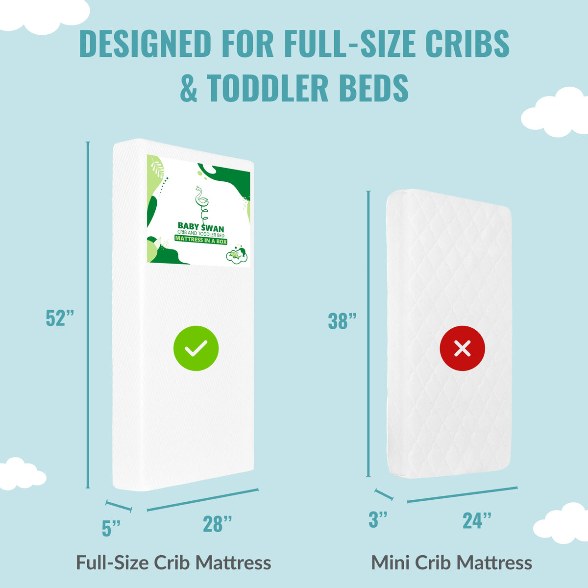 Foam Crib & Toddler Mattress S246857