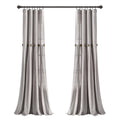 Gray Linen Window Curtain V666