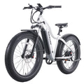 Silver 750W 48V 26" x 4" Fat Tire Electric Mountain Bike H790
