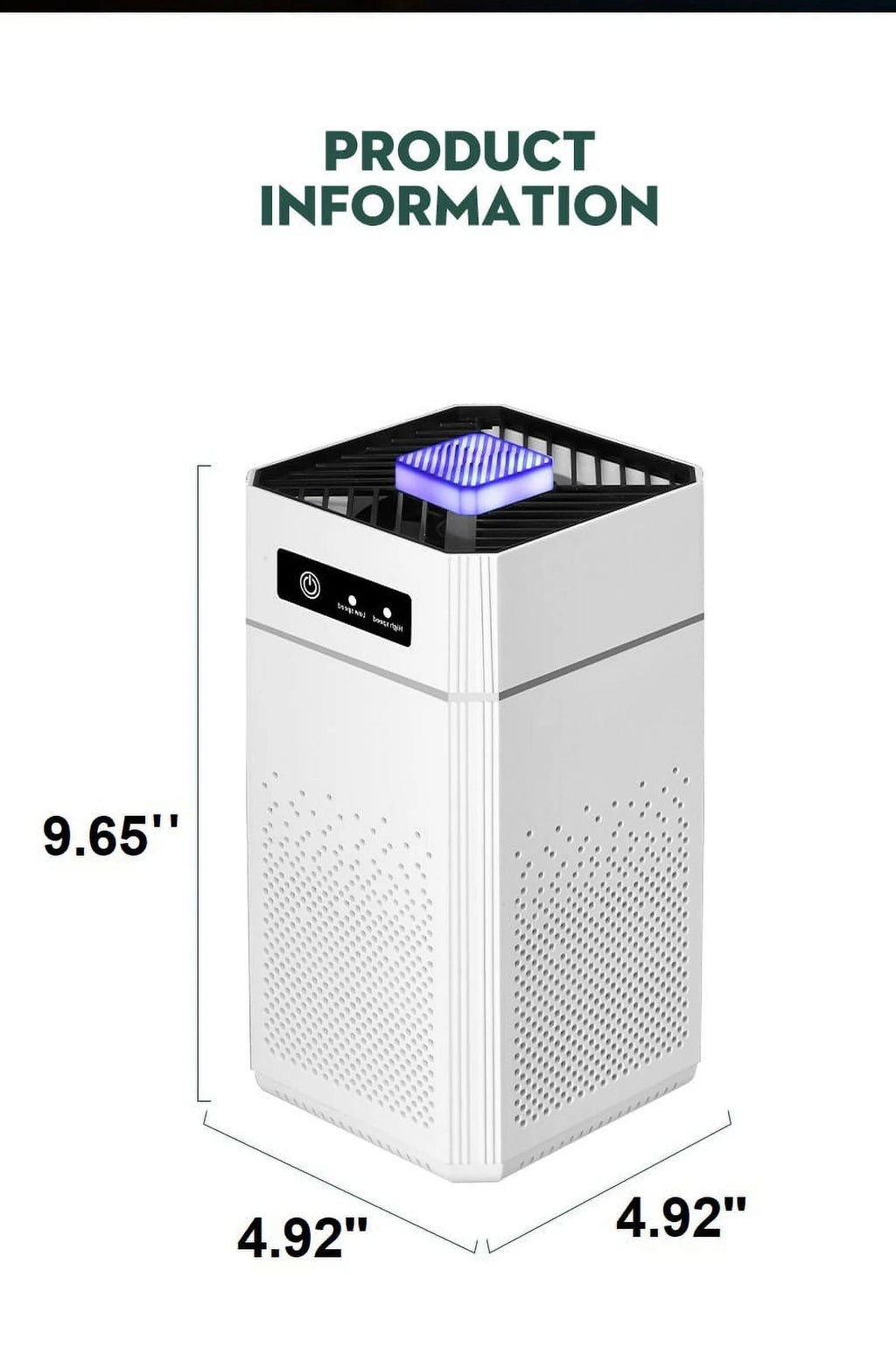 White Air Purifier for Large Room D6149