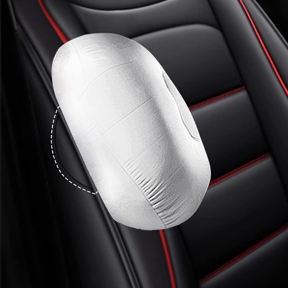 Faux Leather Waterproof Car Seat Covers 5 Seats Set with Airbag Compatible M78912