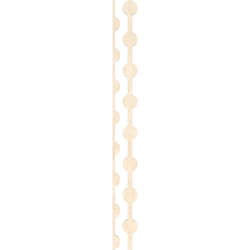 Adjustable Wood Decorative Slat Wall Panel Kit, Birch L953962