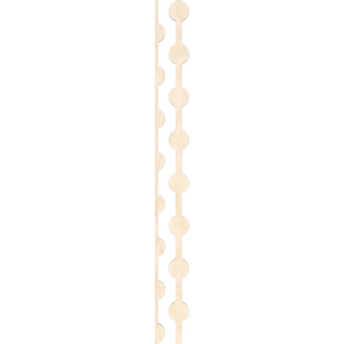 Adjustable Wood Decorative Slat Wall Panel Kit, Birch L953962