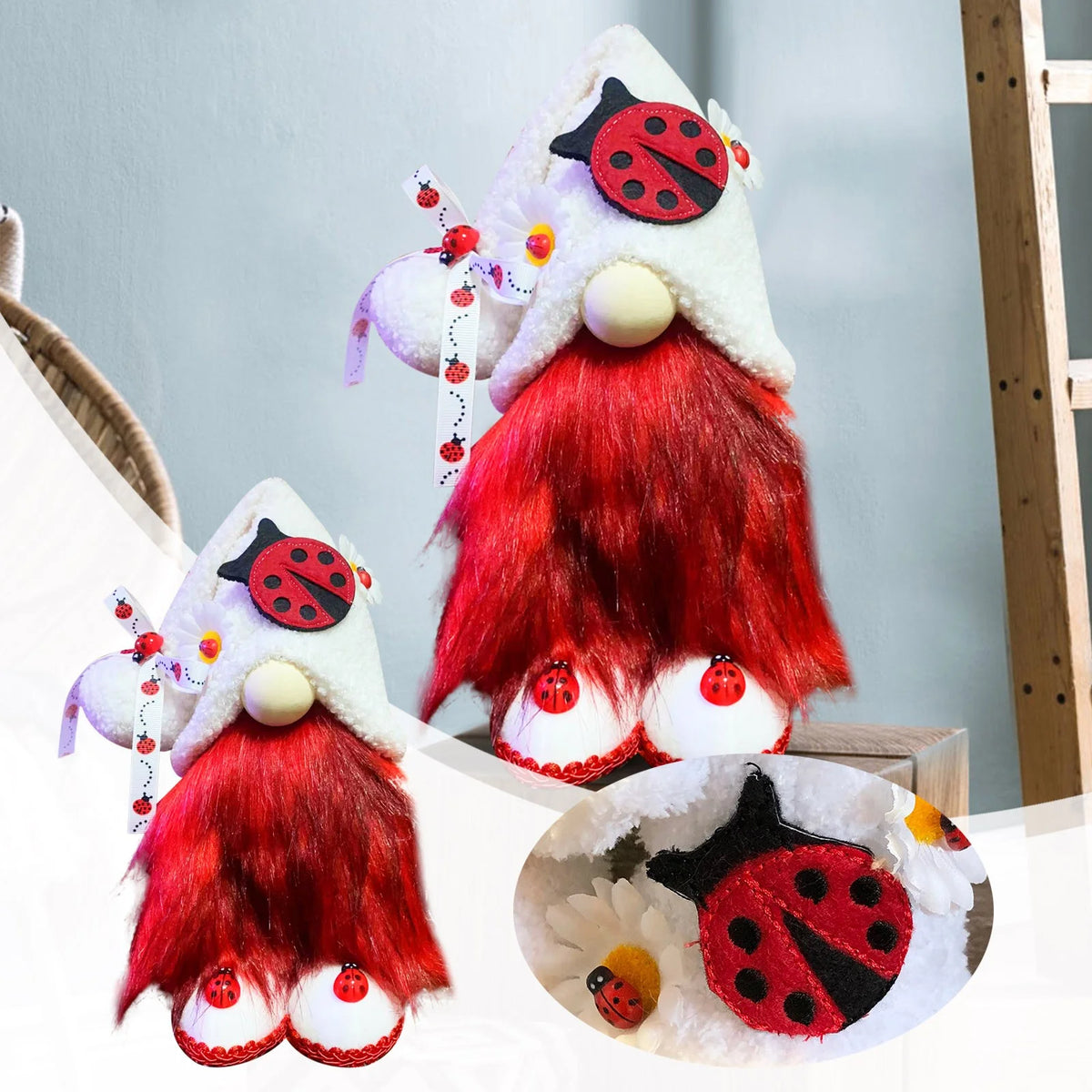 Multicolor Gnome Ornament Doll Decorations K321