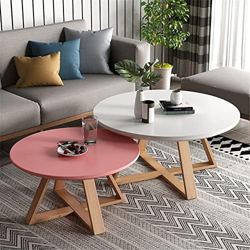 Solid Wood Round Pedestal Coffee Table F519