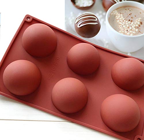 Silicone Hot Chocolate Bomb Mold with Brush & Spatula H481