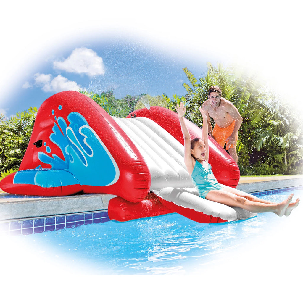 Red Inflatable Pool Water Slide, Blue Inflatable Pool Water Slide U6919