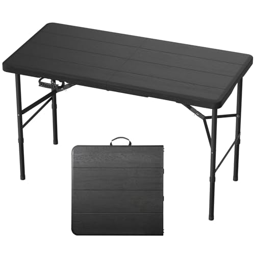 Black 4ft Folding Table B834