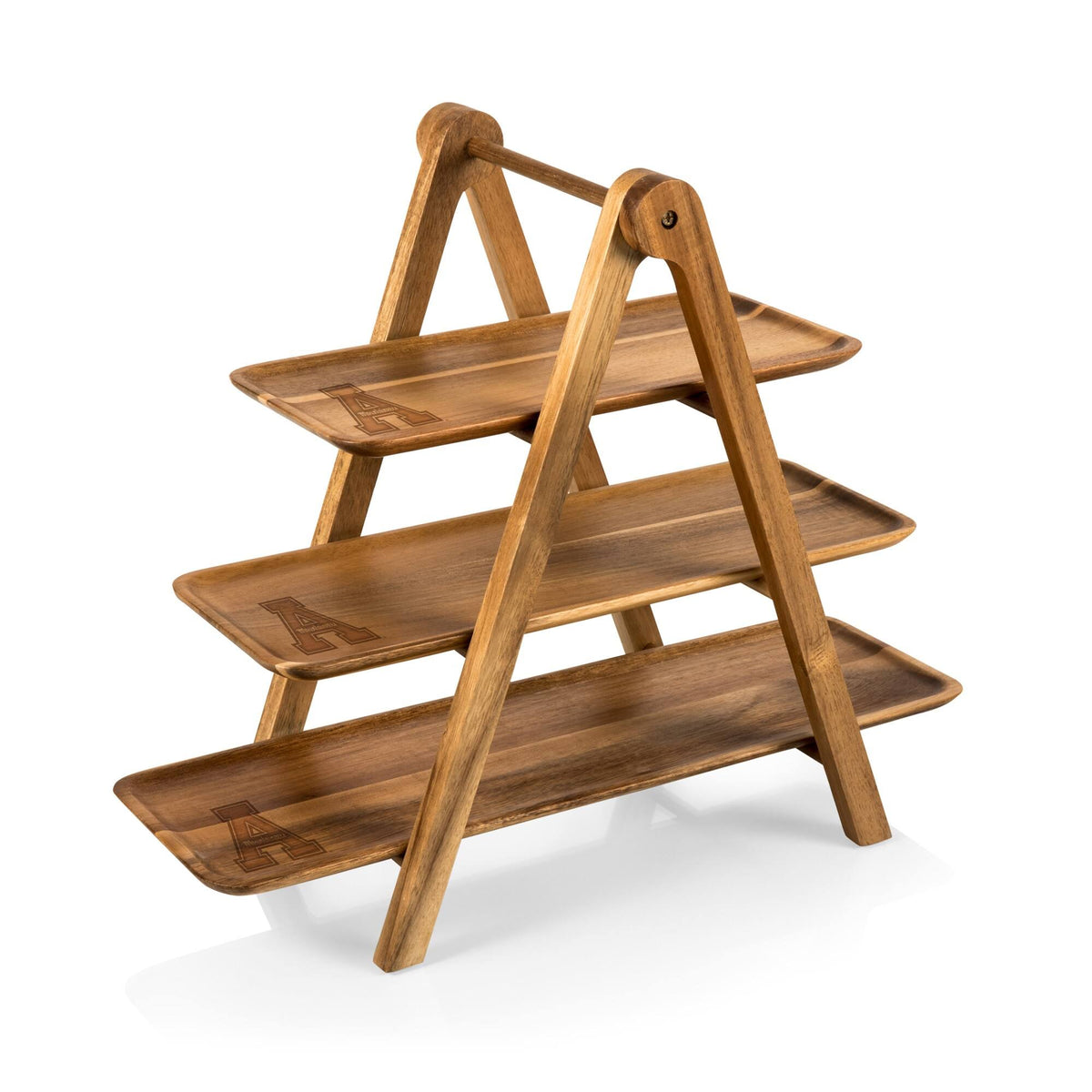 3 Tiered Acacia Wood Serving Station V769424
