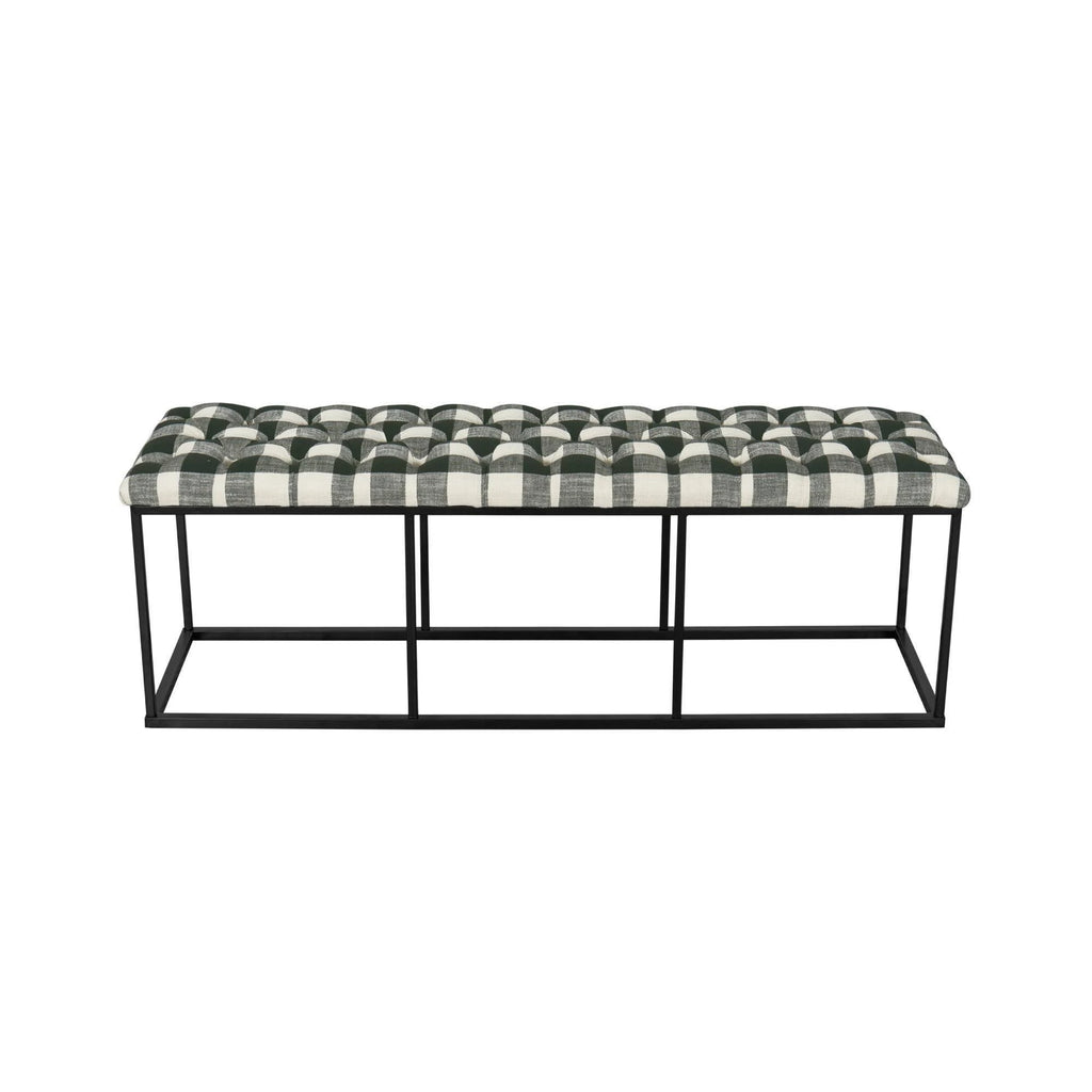 Black Padded Bench F144601