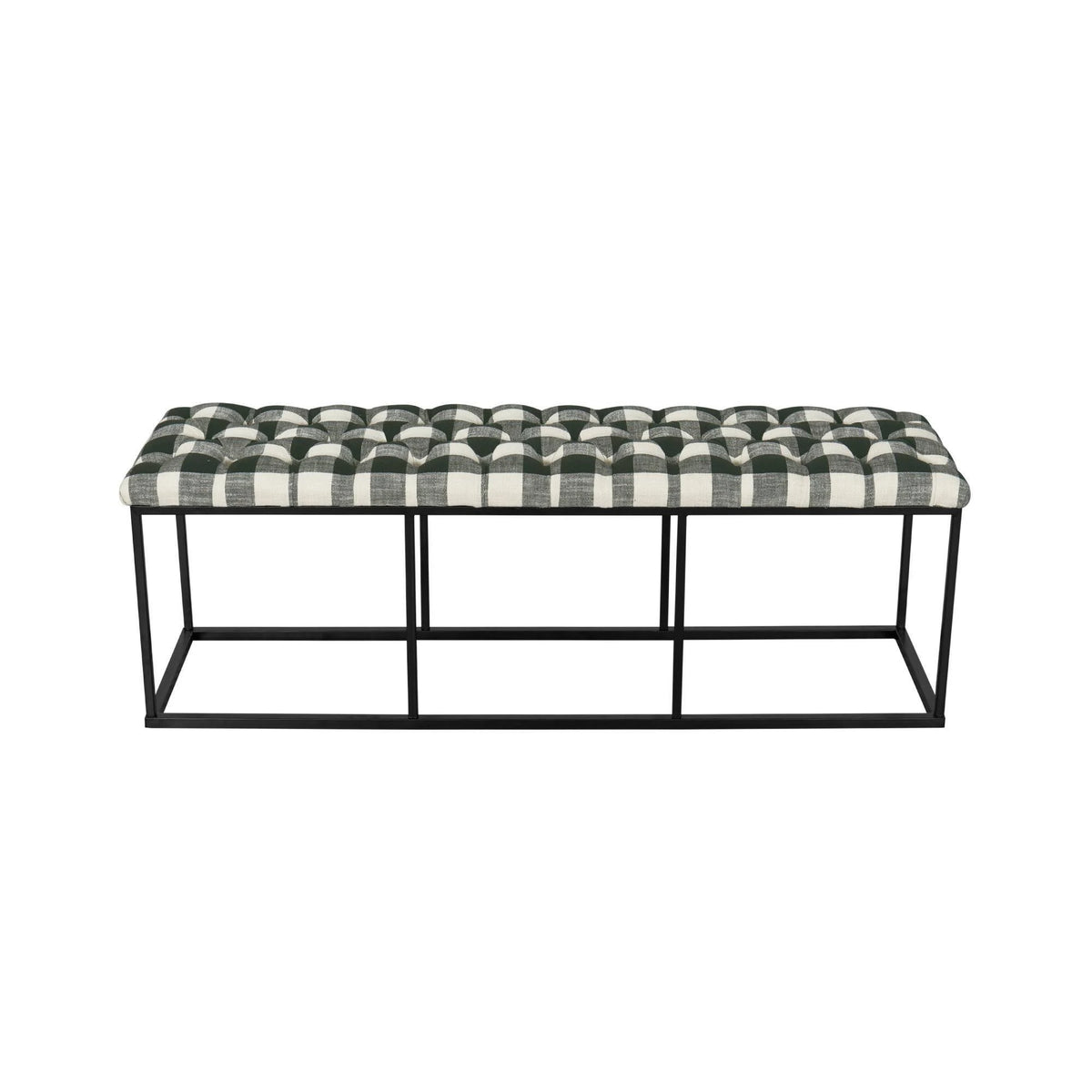 Black Padded Bench F144601