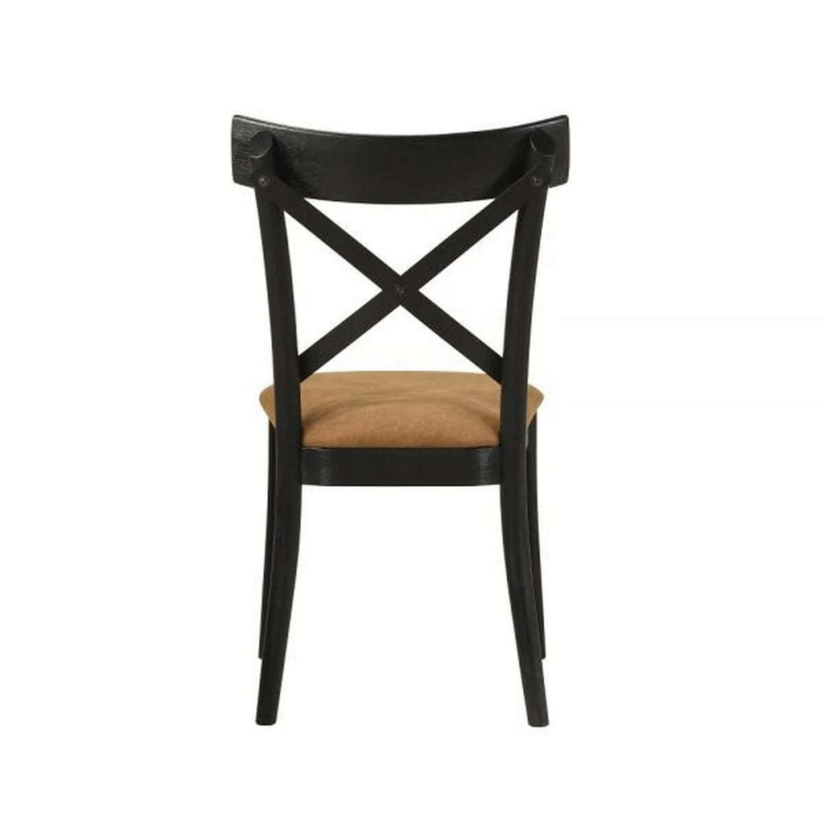 Brown and Black Dining Chair, Set of 2 P32982