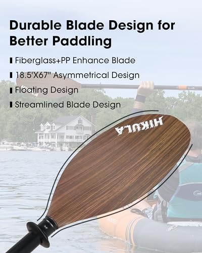 Adjustable 3 Piece Kayak Paddle with Nylon Blades N66265