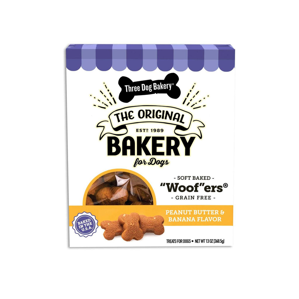 Grain-Free Peanut Butter & Banana Soft-Baked Dog Treats A3834