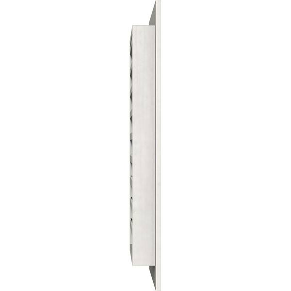 36 inch x 24 inch Primed Western Red Cedar Gable Vent G711